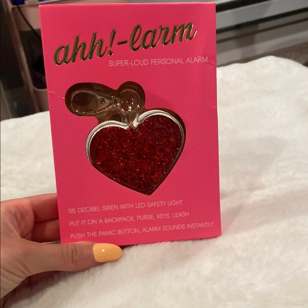 Red Heart Personal Alarm brand new in box safety